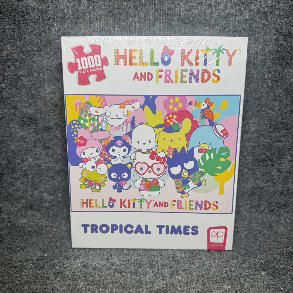 Sanrio Hello Kitty Tropical Times 1000 Piece Jigsaw Puzzle 52907 OP Puzzles NEW